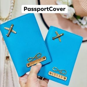 Personalized PU Leather Passport Cover without Lock
